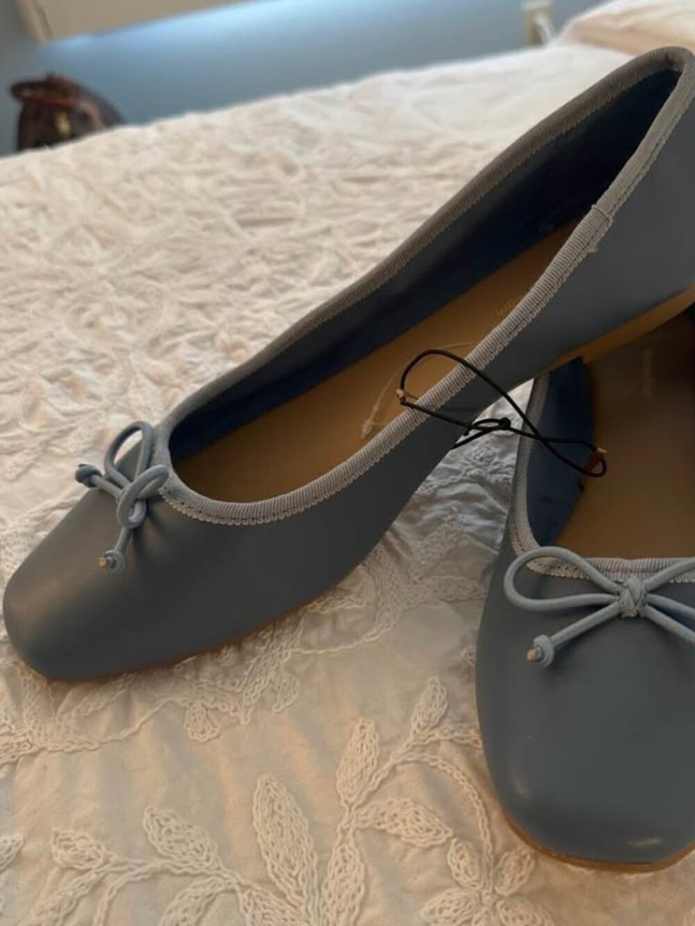 Time and Tru Blue Ballet Flats Size 9